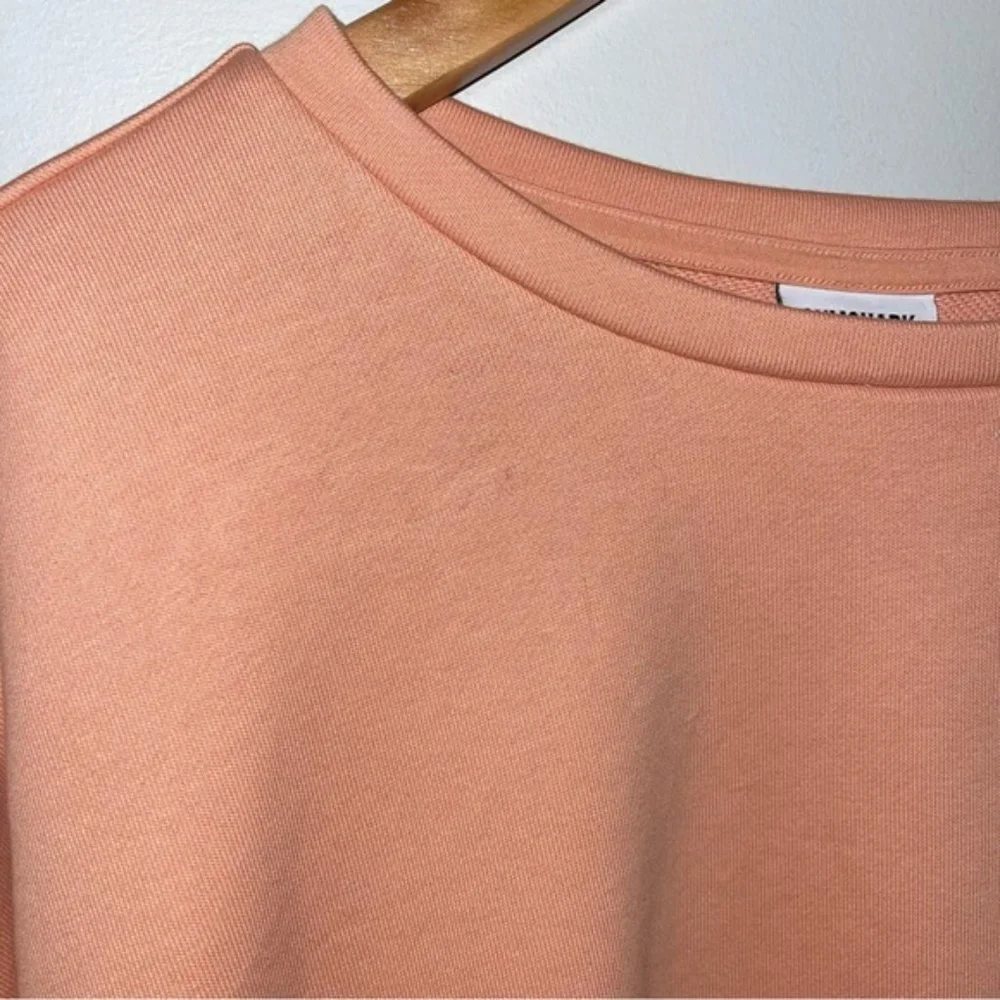 Gymshark Sweater Women's Size XL Orange Peach Cropped Whitney Simmons Collection